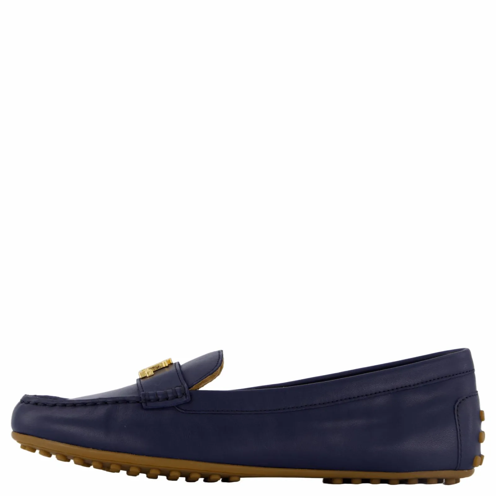 Lauren Ralph Lauren Barnsbury Nappa Leather Driver Refined Navy