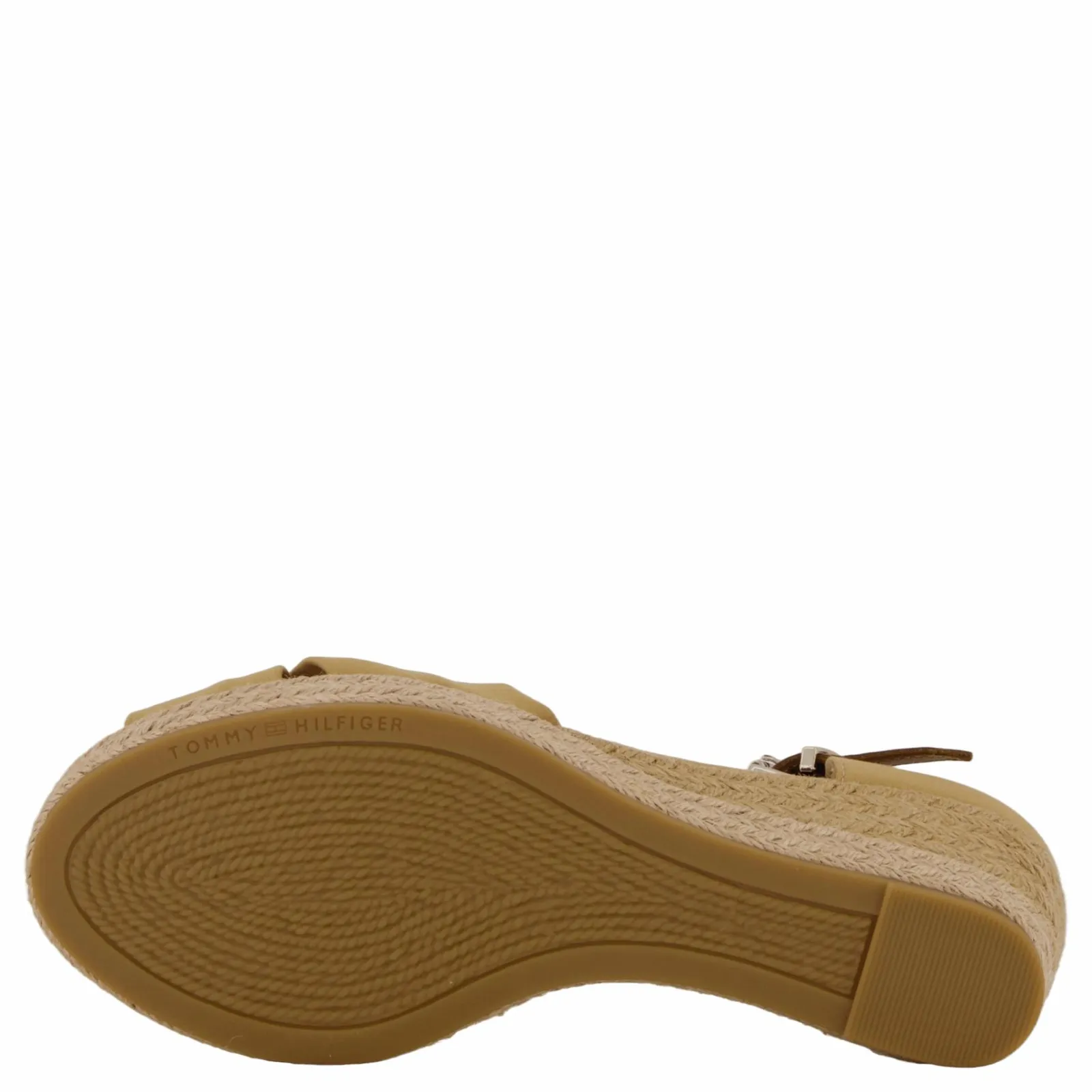 Tommy Hilfiger Basic Open Toe Mid Wedge Khaki