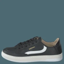 Superdry Basket Lux Low Trainer Black/white
