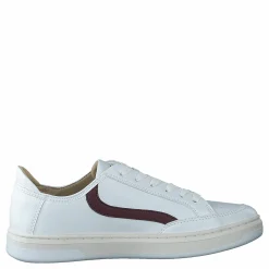 Superdry Basket Lux Low Trainer Optic/oxblood