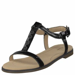 Clarks Bay Blossom Black Pat