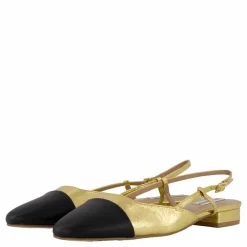 Steve Madden Belinda Ballerina Gold/black