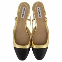 Steve Madden Belinda Ballerina Gold/black