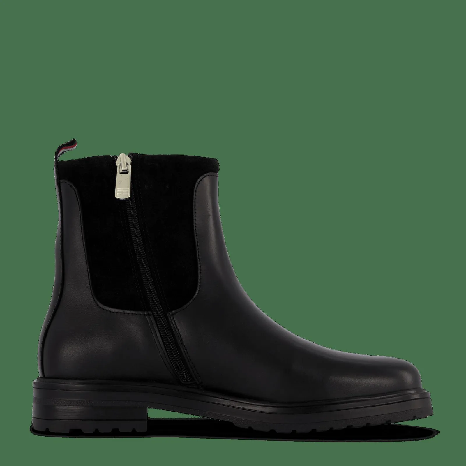 Tommy Hilfiger Belt Bootie Material Mix Black