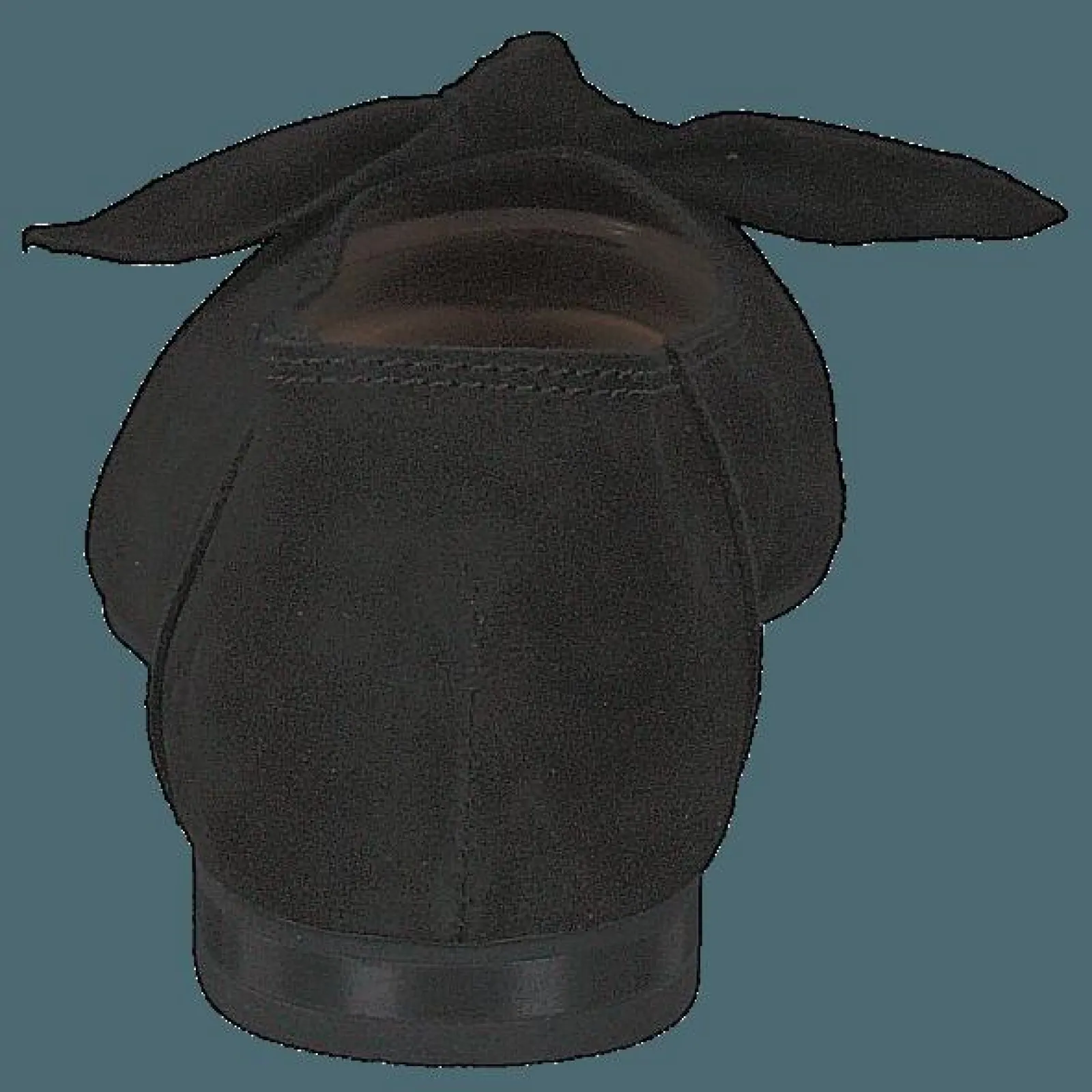 Bianco Berna Suede Bow Shoe 101 - Black 1