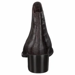 Bianco Biacarol Croco Dress Chelsea Dark Brown