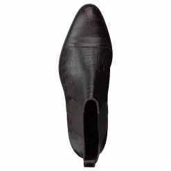 Bianco Biacarol Croco Dress Chelsea Dark Brown