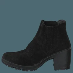 Bianco Biacorvina Suede Boot Black