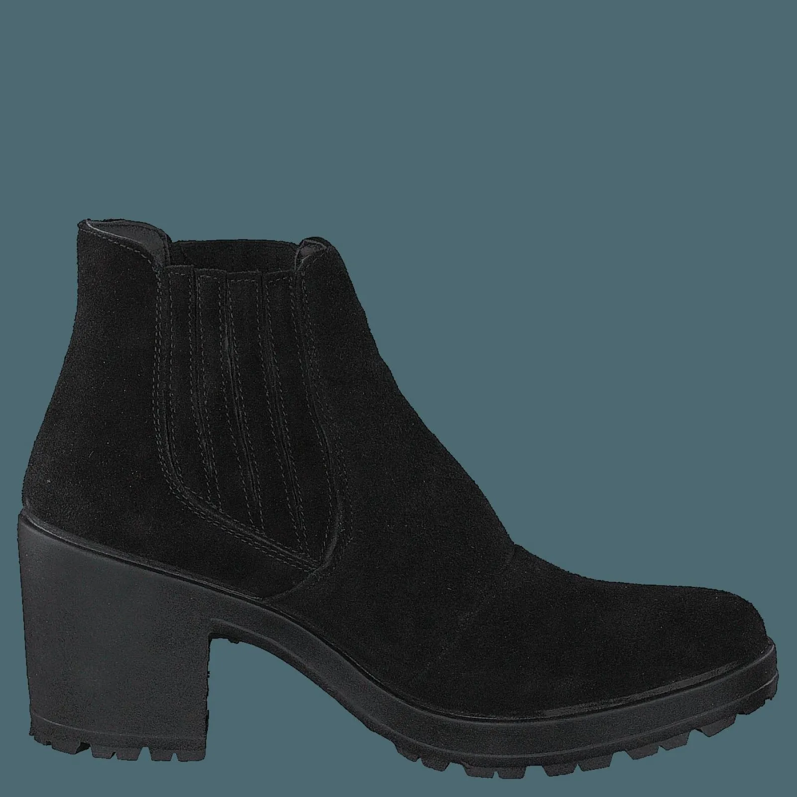 Bianco Biacorvina Suede Boot Black