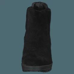 Bianco Biacorvina Suede Boot Black