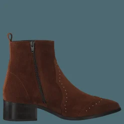 Bianco Biadora Western Ankle Boot Cognac 1