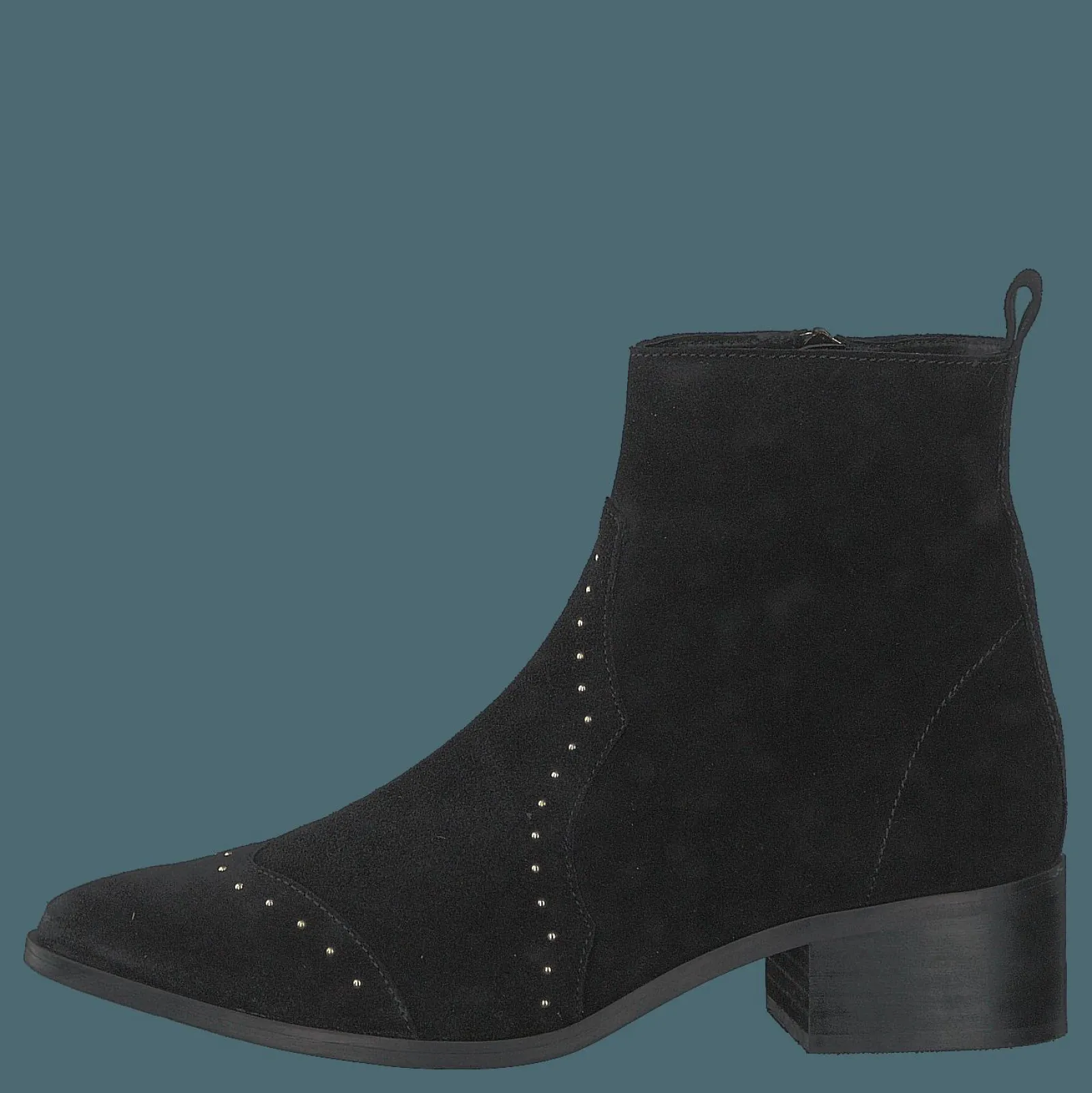 Bianco Biadora Western Ankle Boot Black 1