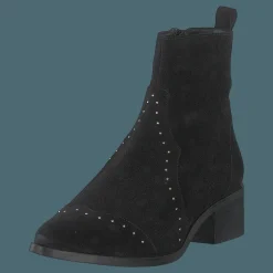 Bianco Biadora Western Ankle Boot Black 1