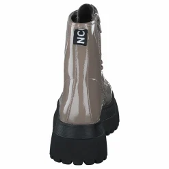 Bianco Biagas Laced Up Platform Boot Taupe