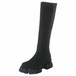 Bianco Biaprima Knee High Sock Boot K Black