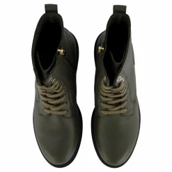 Tommy Hilfiger Bicolor Leather Lace-up Army Green