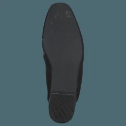 Bianco Birke Assymetric Bow Mule 100 - Black