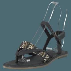 Toms Black Canvas Geometric Woven Black