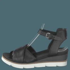 MJUS Black Sandal Tapasita Nero