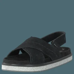 Toms Black Suede Black
