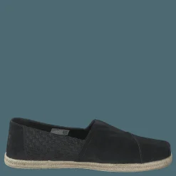 Toms Black Suede Emb/rope Mn Alpr E Black