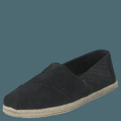 Toms Black Suede Emb/rope Mn Alpr E Black