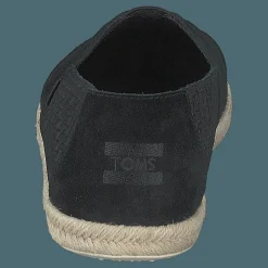 Toms Black Suede Emb/rope Mn Alpr E Black