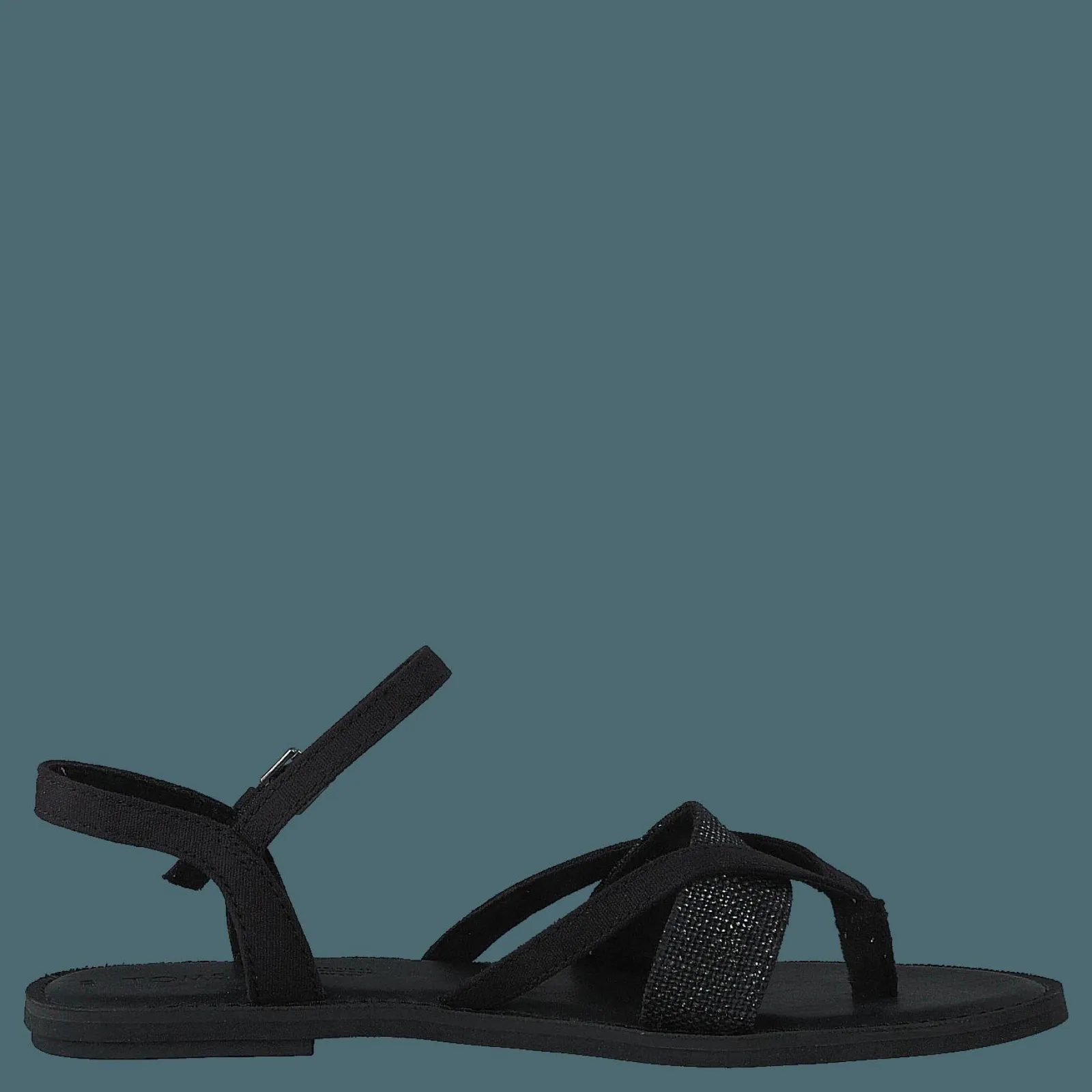 Toms Blk Cvs/foil Woven Wm Lexie Sa Black