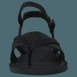 Toms Blk Cvs/foil Woven Wm Lexie Sa Black