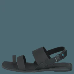 Toms Blk Veg Tan Leather Wm Freya S Black