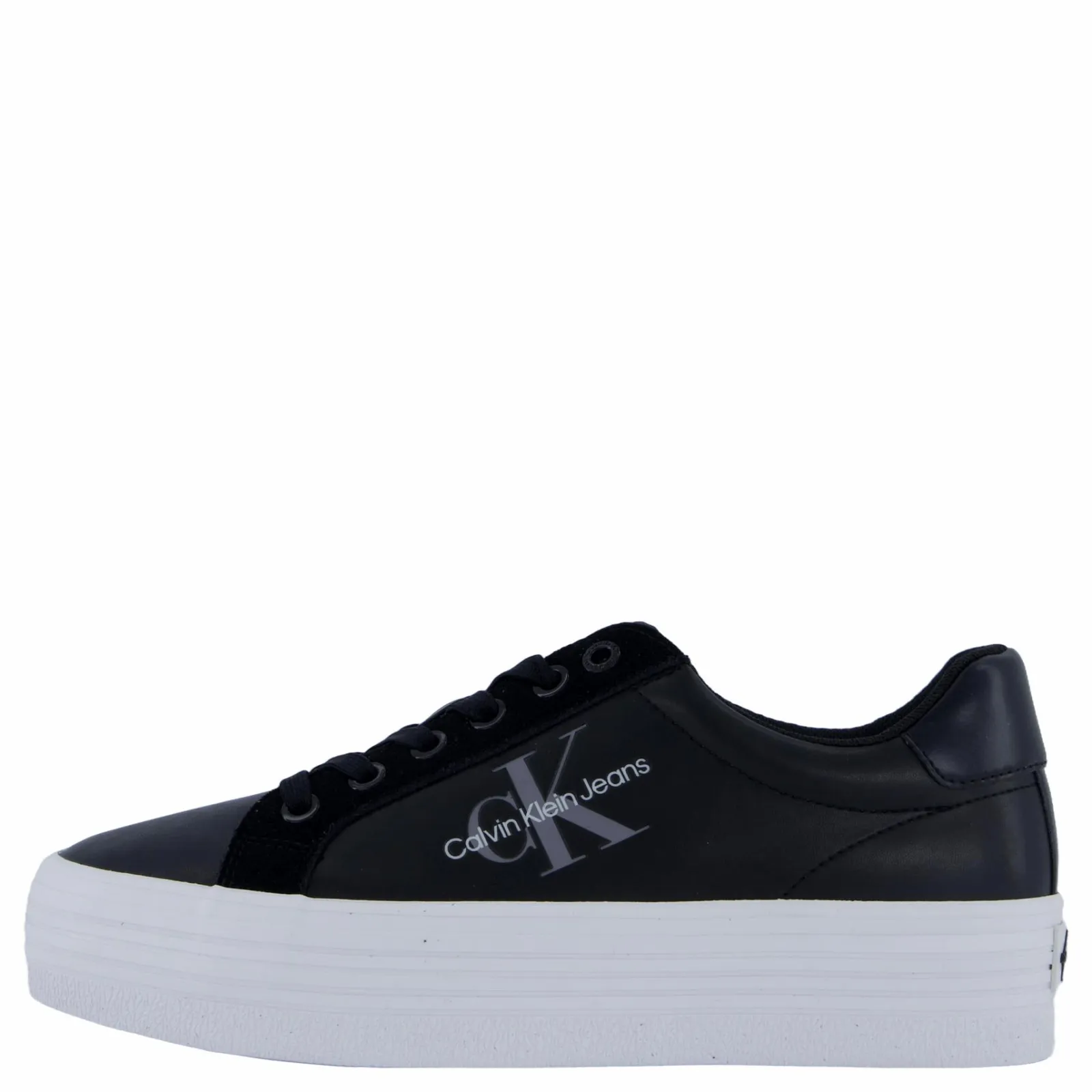 Calvin Klein Bold Vulc Flatf Low Mix Ml Mtr Black/white