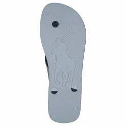 Polo Ralph Lauren Bolt Logo Flip-Flop White / Newport Navy