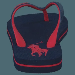 Polo Ralph Lauren Bolt Pony Flip-Flop Newport Navy / RL2000 Red PP