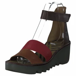 Fly London Bono290fly Tan/cherry Red/brown