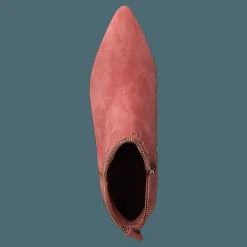 Sofie Schnoor Boot Raw Zip Suede Cher - Cherry