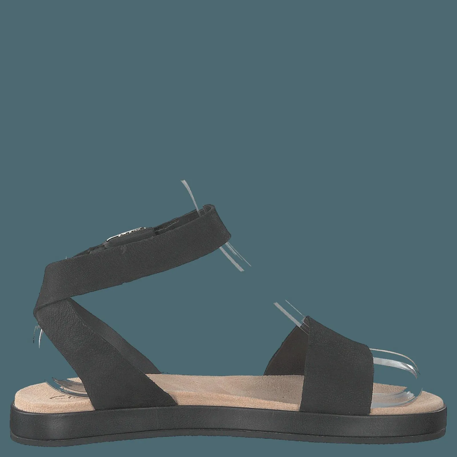 Clarks Botanic Ivy Black Leather