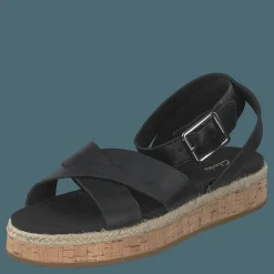 Clarks Botanic Poppy Black Leather