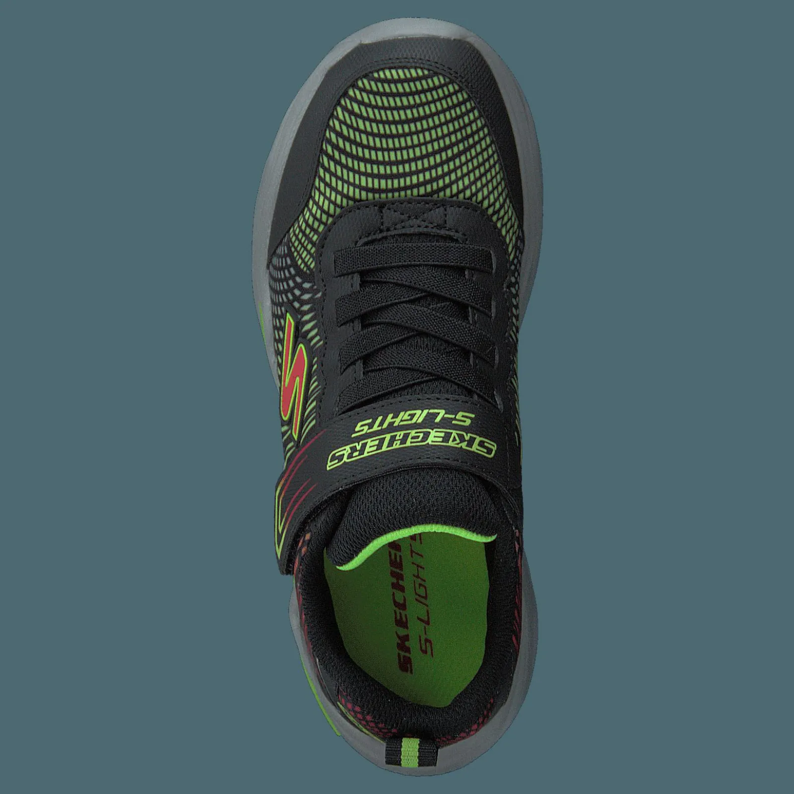 Barn Skechers Boys Erupters Iv Bklm Black Lime