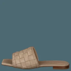 NA-KD Braided Flats Beige