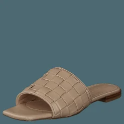 NA-KD Braided Flats Beige