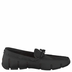 Swims Braided Lace Loafer Black