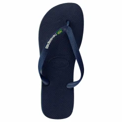 Havaianas Brasil Logo Navy Blue