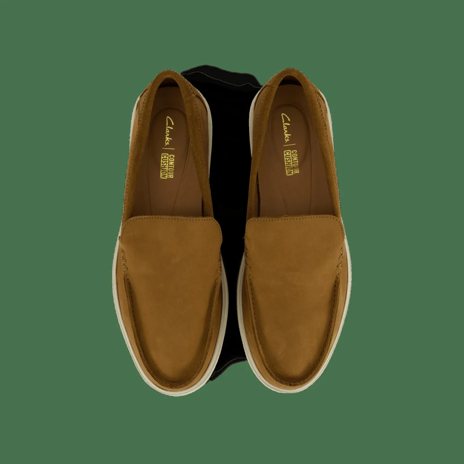 Clarks Bratton Loafer Dark Tan Nubuck