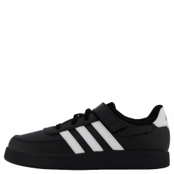 Barn adidas Breaknet Lifestyle Court Elastic Lace and Top Strap Shoes Core Black / Cloud White / Cloud White