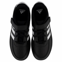Barn adidas Breaknet Lifestyle Court Elastic Lace and Top Strap Shoes Core Black / Cloud White / Cloud White