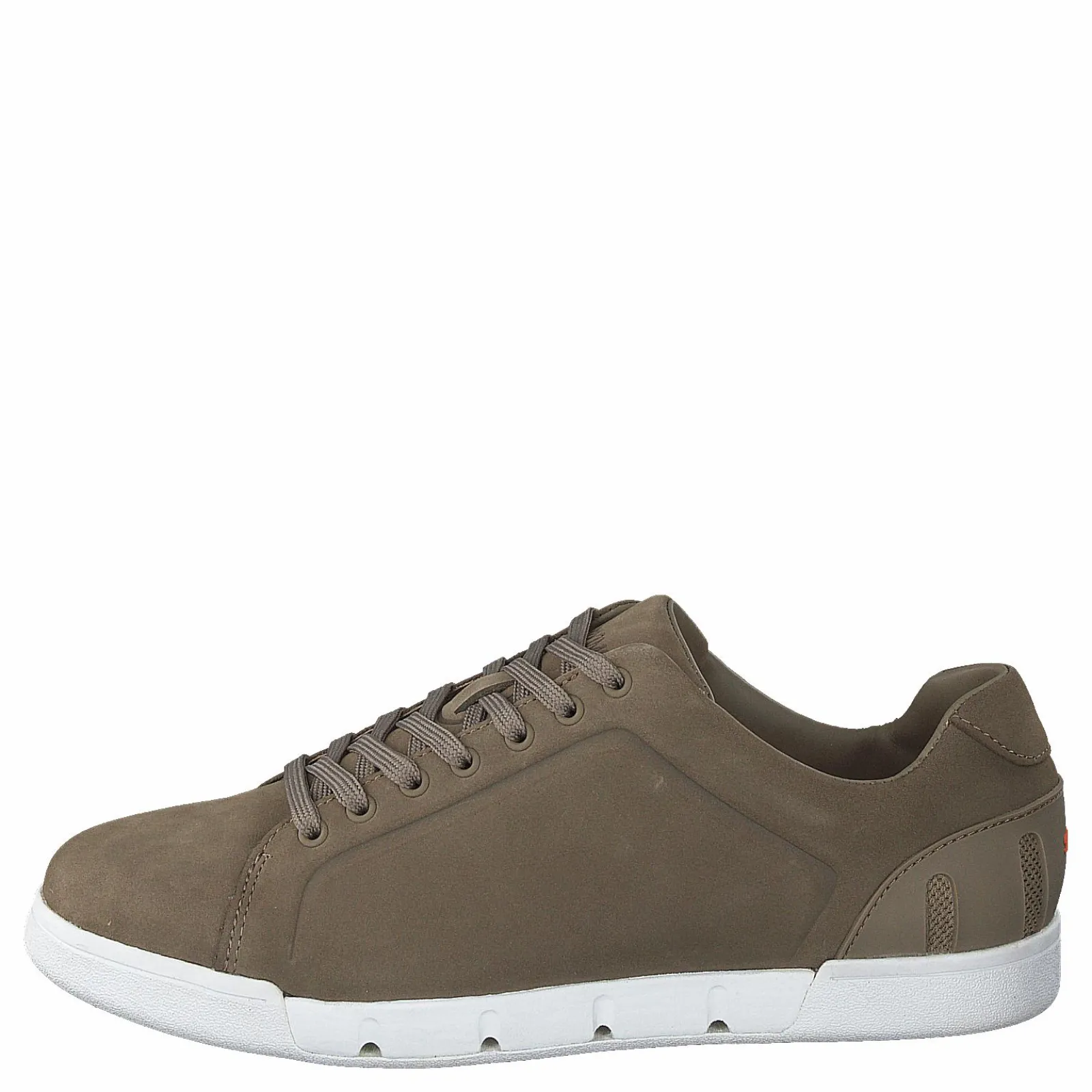 Swims Breeze Tennis Leather Timber Wolf / White