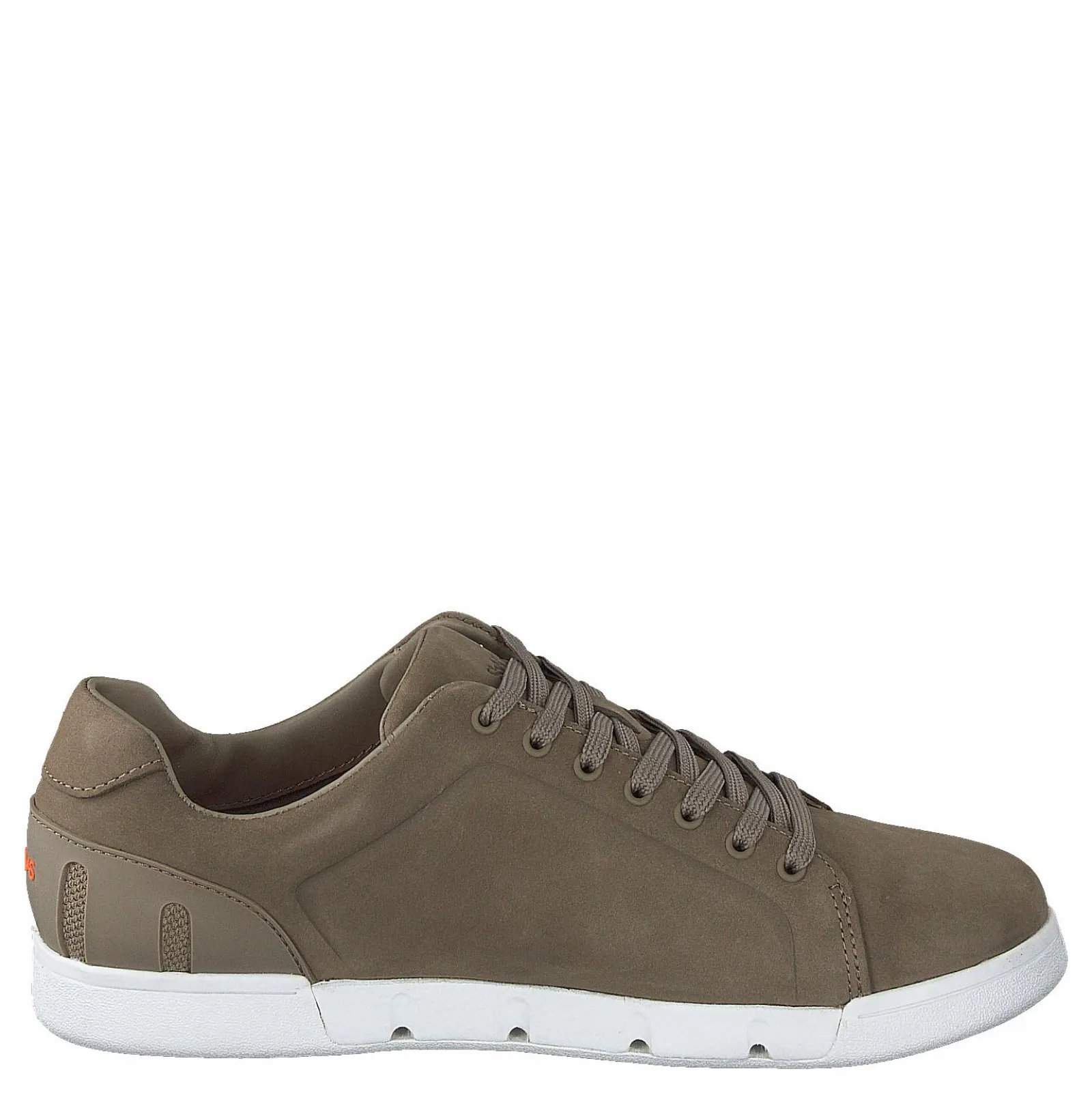 Swims Breeze Tennis Leather Timber Wolf / White