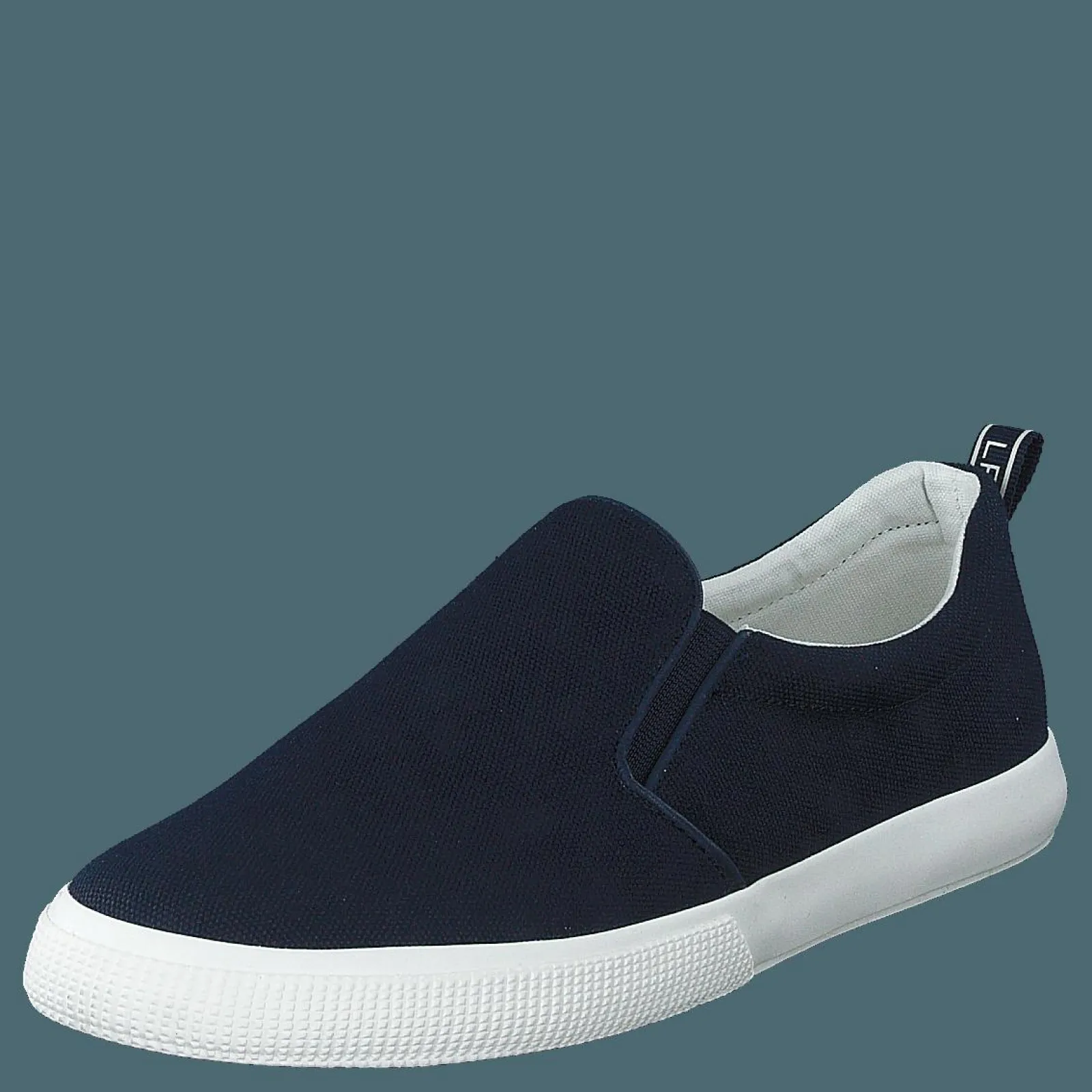 Lauren Ralph Lauren Canvas/burncalf-haddley-sk-spo French Navy/french Navy