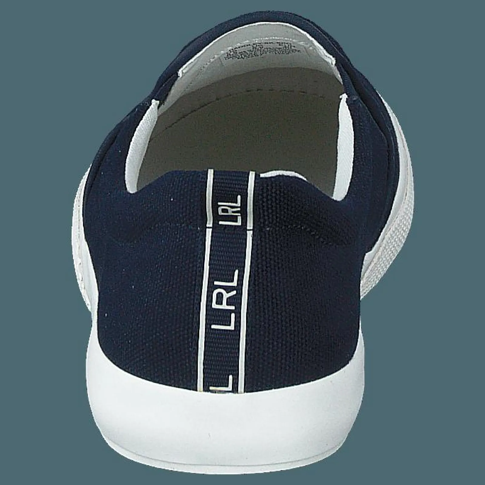 Lauren Ralph Lauren Canvas/burncalf-haddley-sk-spo French Navy/french Navy