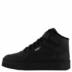 Puma Carina Street Mid Wtr Black- Black- Sil